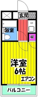 ラフォーレ助松【5階】の間取り