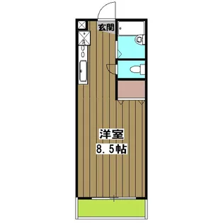 加賀山コーポ7【77号室】の間取り