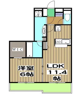 プレジール B棟【2階】の間取り