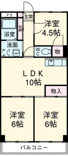 第3千代田マンション【502号室】の間取り
