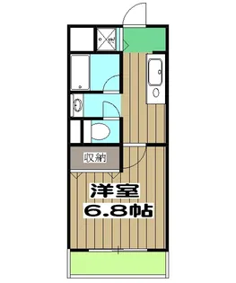 パサディナ・パーク【201号室】の間取り