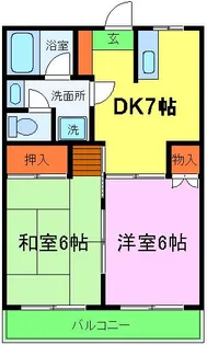 西喜マンション【107号室】の間取り