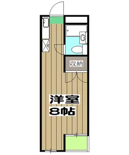 メゾンみやのまえ【213号室】の間取り