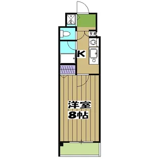 PARK WEST雅【2階】の間取り