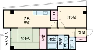 TAKE7【5階】の間取り