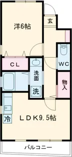 プルミエール【205号室】の間取り