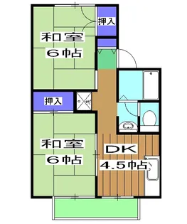 セジュールマミ【2階】の間取り