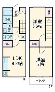 DUPLEX国王27【1階】の間取り