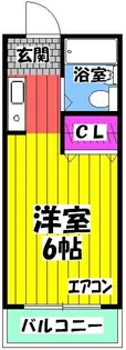 パレドール池上【101号室】の間取り