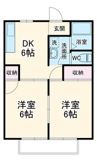 コンフォール山崎B【2階】の間取り