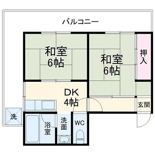 ハイツ嵯峨野【3階】の間取り