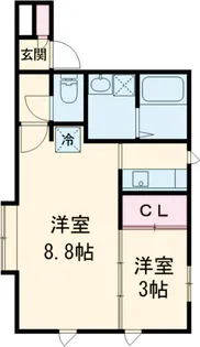 パウゼ西恋ヶ窪【1階】の間取り