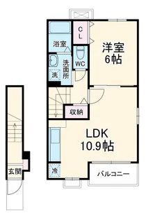レジェンドⅢ【2階】の間取り