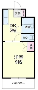 サンバードⅠ【305号室】の間取り