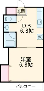 成城島田マンション【1階】の間取り