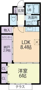 Primevere A【1階】の間取り