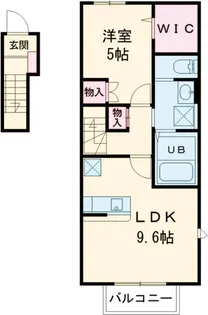 パークハウス B棟【205号室】の間取り
