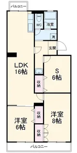 レジデンス内浦【405号室】の間取り