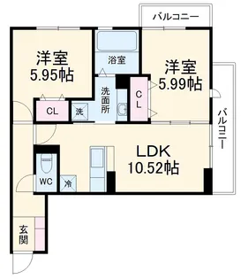グリーンⅣ【3階】の間取り