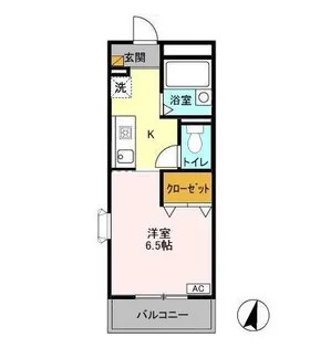 ハイツおゆみ野 Ⅰ【2階】の間取り