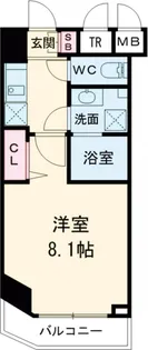 プライマル武蔵関【1階】の間取り