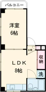 コーポC&T【4階】の間取り