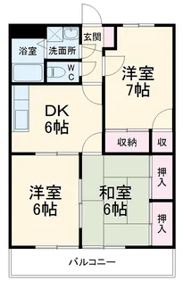 アベニールB【3階】の間取り