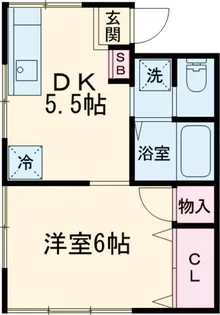 ガーデンハイツHIOKI【1階】の間取り