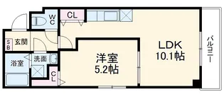 Riria幕張本郷参番館【1階】の間取り