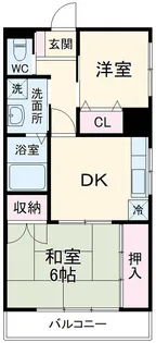 プレシアスムラタ【208号室】の間取り