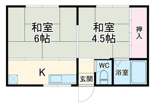 岡部マンション【206号室】の間取り
