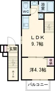 Cerulean Blue【2階】の間取り