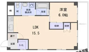 WestHillTAKATSUKA2【5階】の間取り