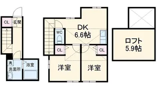 アルビオンシティ妙典【2階】の間取り