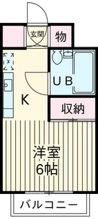 リヴィエール鶴牧【3階】の間取り