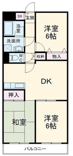 Cielo Garden Ⅱ【2階】の間取り