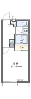 レオパレス末広タウニー【1階】の間取り