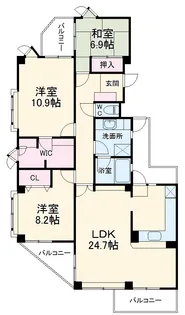 コート八事石坂【3階】の間取り