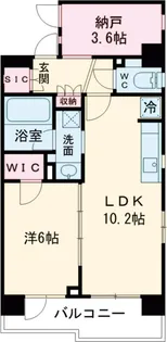 HF学芸大学レジデンス【7階】の間取り