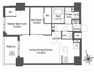 コンフォリア日暮里【4階】の間取り