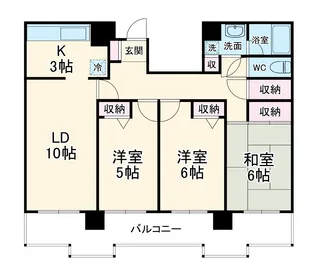 ファミリオン本厚木【2階】の間取り