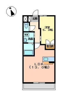 ハッピーベル【2階】の間取り