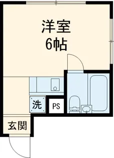 アサヒ・コート成城東【104号室】の間取り