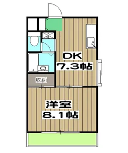 ウエスト【3階】の間取り