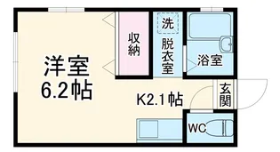 アムール湘南【1階】の間取り