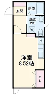 アリッサム【1階】の間取り
