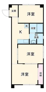 リバーサイドシバ【201号室】の間取り