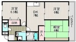 プレステージアスカ【3階】の間取り
