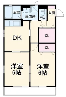 シャンテ【2階】の間取り
