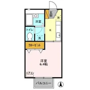 セジュール久津見【2階】の間取り